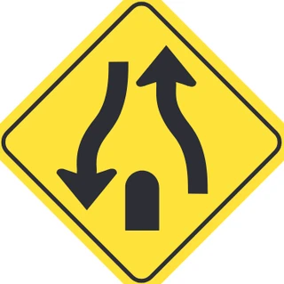 Divided highway ends