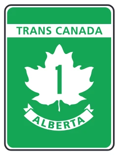 Trans-Canada highway route marker sign from the Driver’s Guide