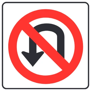 No U-turn
