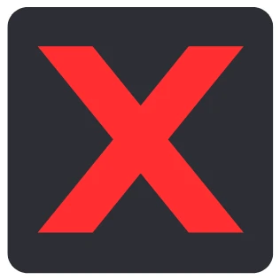 Lane reversal signal: solid red X
