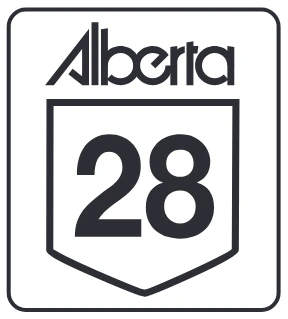 Alberta highway route marker (shield) sign from the Driver’s Guide