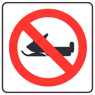 No motorized snow vehicles