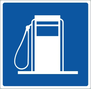 Fuel sign from the Driver’s Guide