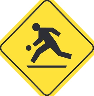 Playground area (playground sign without a speed sign)