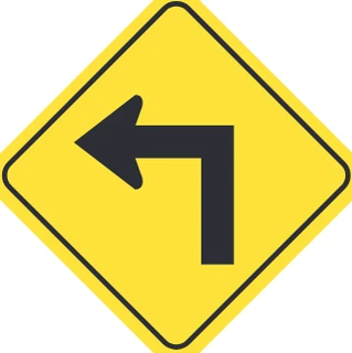 Sharp turn left