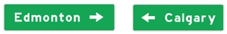 Directional destination signs