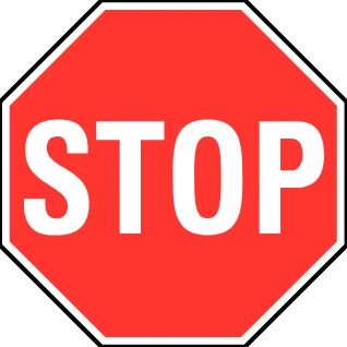 Stop sign from the Driver’s Guide