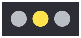 Solid yellow light
