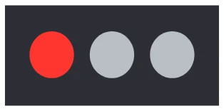 Solid red light