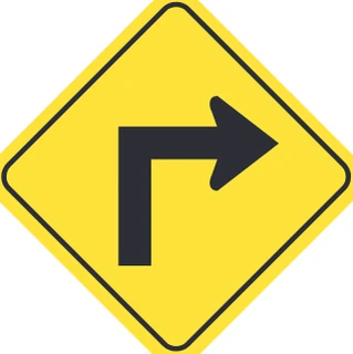 Sharp turn right