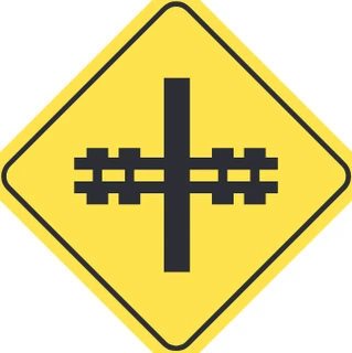 Railway crossing ahead
