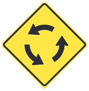 Roundabout ahead