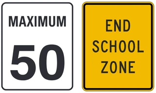School zone ends